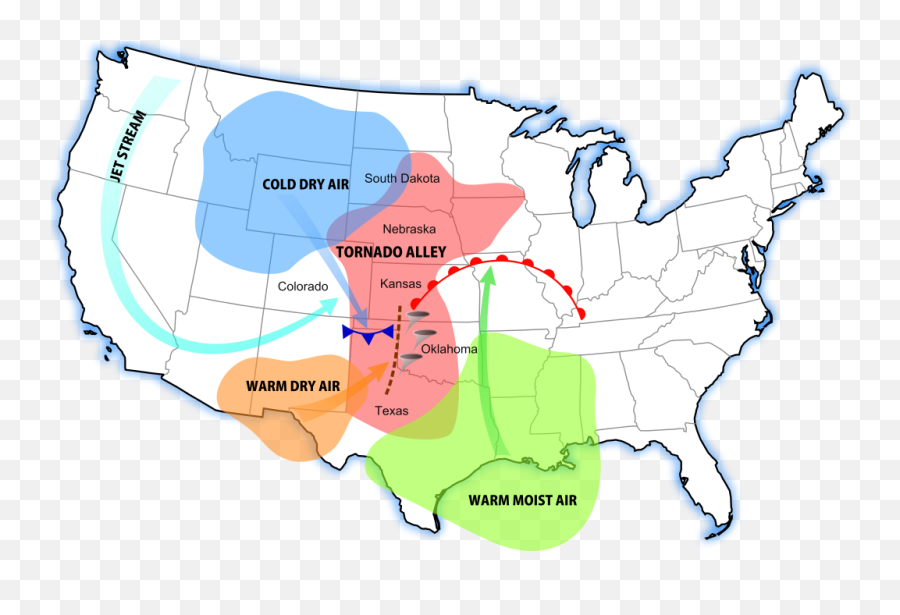 Tornado Alley Diagram - Tornado Alley Emoji,Cold Emoji Gif