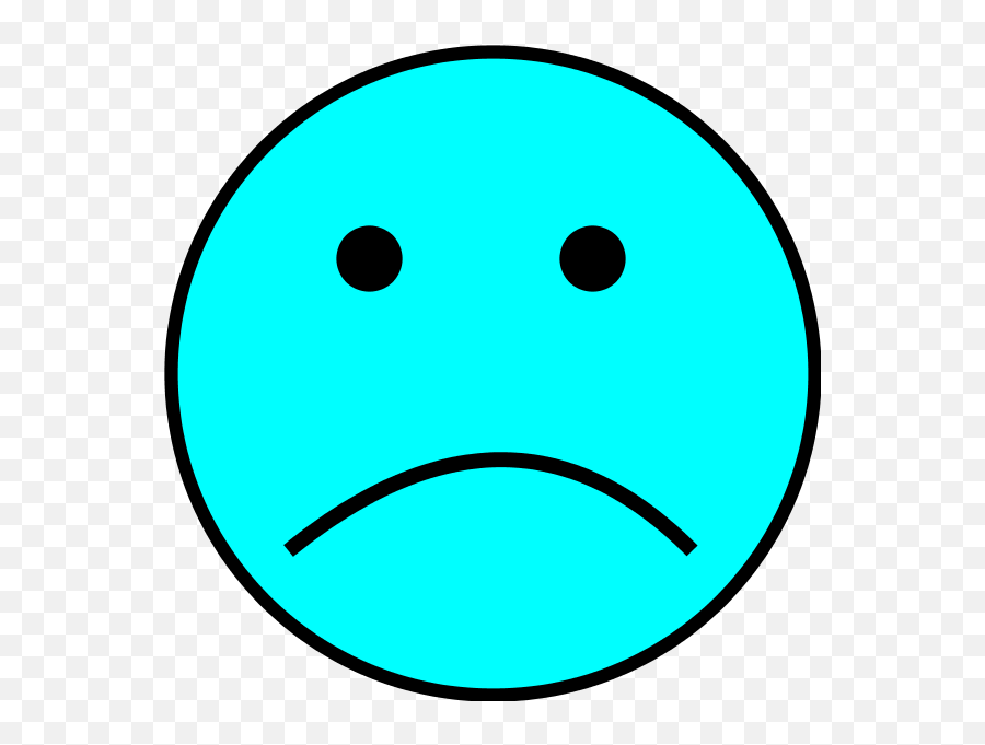 Sad Clipart Blue Sad Blue Transparent - Blue Sad Face Clipart Emoji,Big Papi Emoji