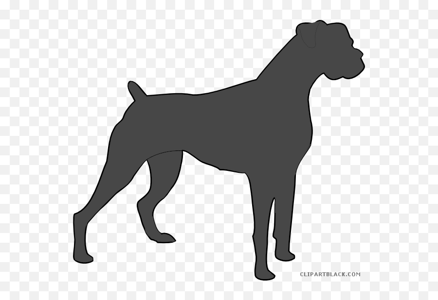 Dog Clipart Boxer Dog Boxer - Dog Boxer Clip Art Emoji,Emoji Boxers
