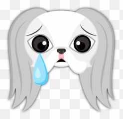 Japanese Chin Emoji Stickers Are You A Japanese Chin Clipart - Dog,Japanese Goblin Emoji
