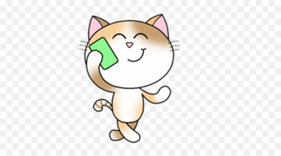Lucky Cat 2 Stickers For Whatsapp - Cat Emoji,Lucky Cat Emoji