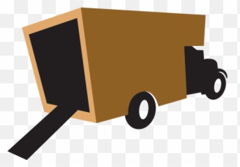 Truck Brown Icon - Moving Van Emoji
