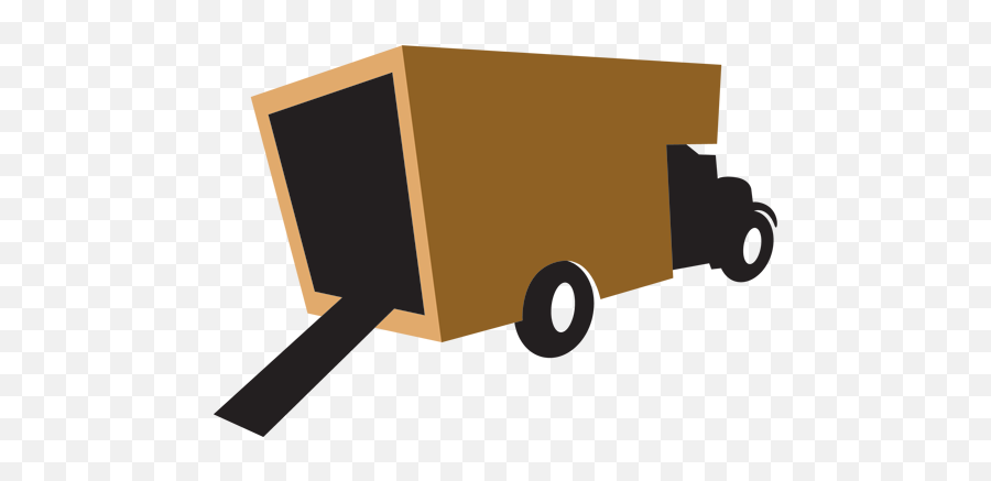 Truck Brown Icon - Icon Moving Van Emoji,Truck Emoticon
