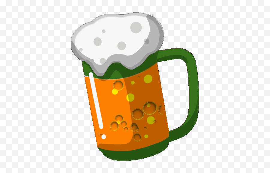 Mug Of Beer Stickers For Android Ios - Gif Irish Beer Can Emoji,Green Beer Emoji