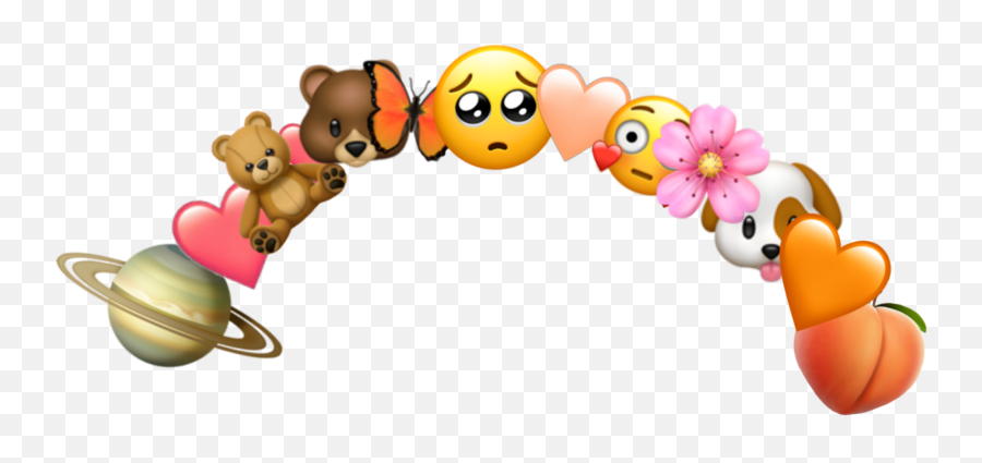 Crown Emoji Emojicrown Heart - Cartoon,Crown Emoji