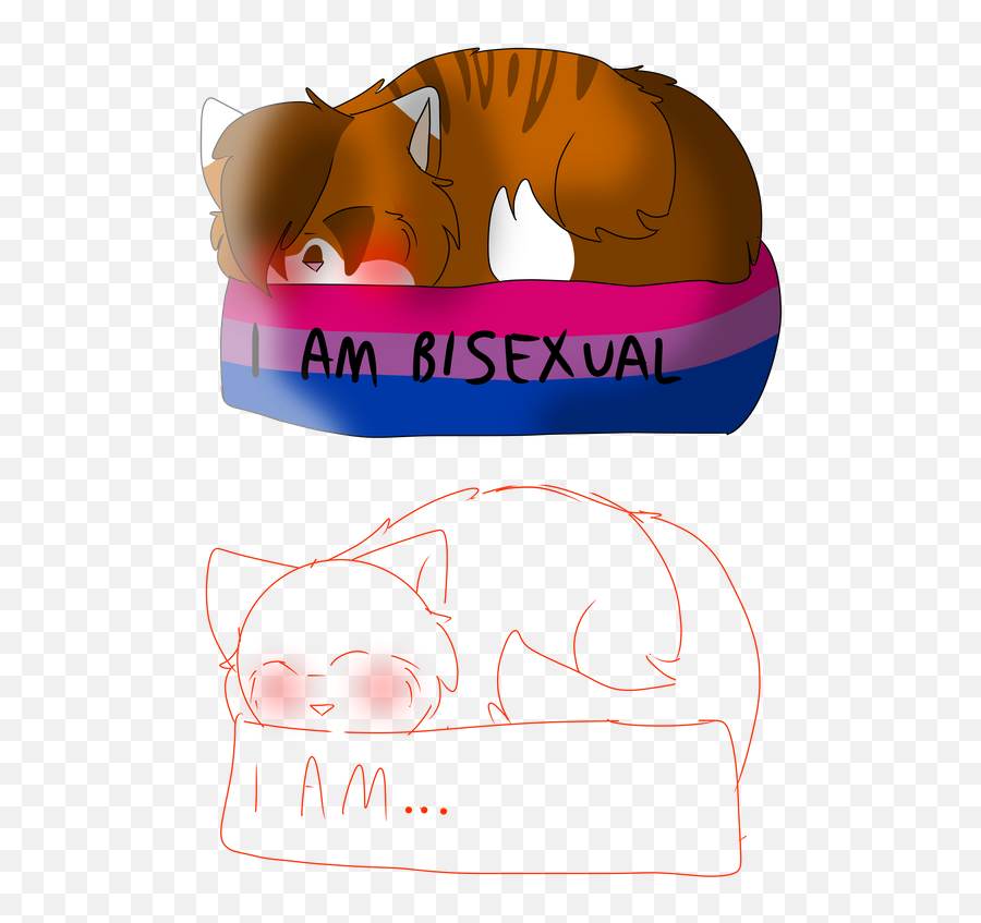 Pride Ych - Cat Grabs Treat Emoji,Pansexual Flag Emoji