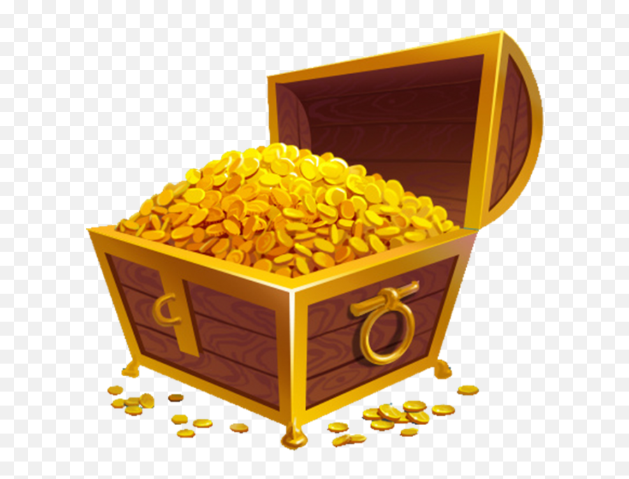 Treasure Chest Clip Art Png Image Free - Transparent Background Treasure Chest Clipart Emoji,Treasure Chest Emoji