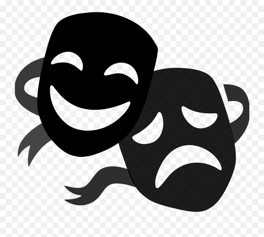 Emoji U1f3ad - Mascaras De Teatro Png,Kiss Emoji