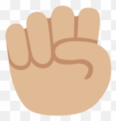 Fist Meaning - Raised Emoji Transparent