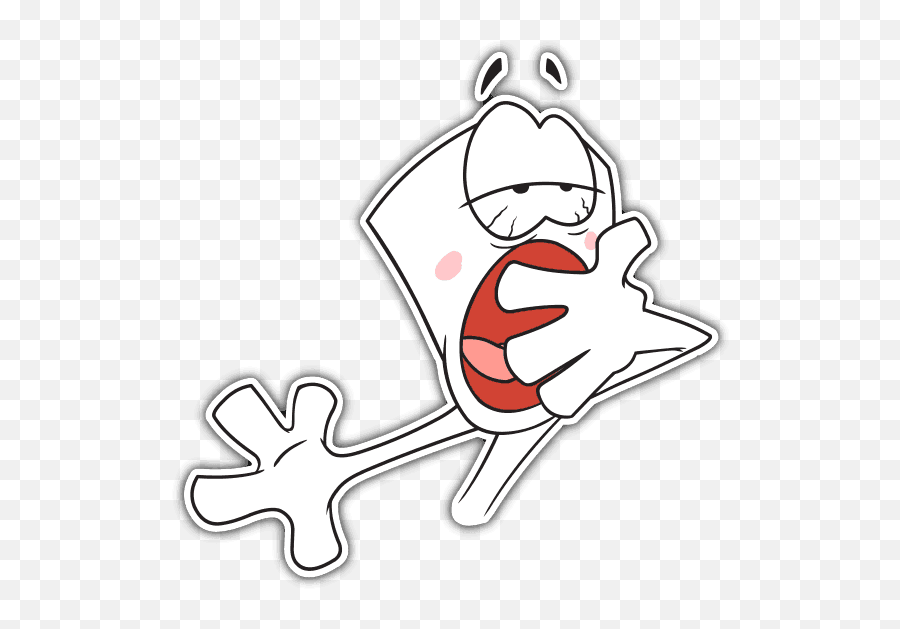 Humanoid Guy - Cartoon Emoji,Emoticons Yawning