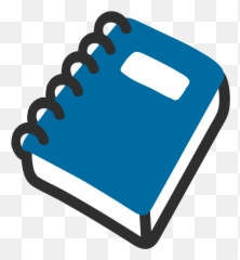 Download Android Book Emoji Hd Png - Notebook