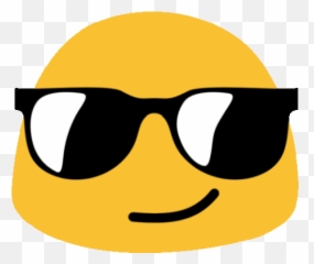 Cool Emoji With Sunglasses Gif - Cool Blob Emoji,Smirk Emoji