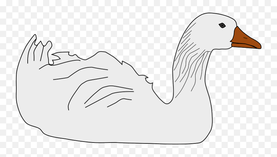 Goose Clipart - Birds Emoji,Goose Emoji
