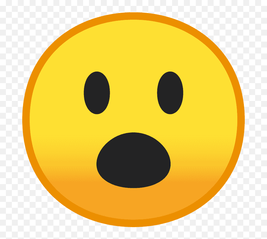 Face With Open Mouth Emoji Clipart - Emoji Face With Open Mouth,Confounded Emoji