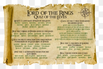 Lord of the Rings - Quiz Elves By pisskidney 2019 Emoji