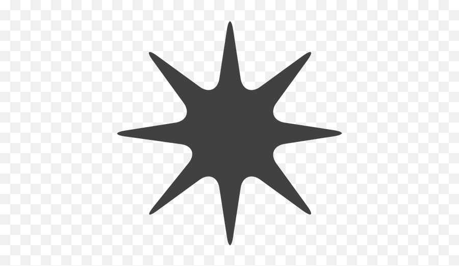 Six Pointed Star With Middle Dot - Eight Pointed Star Emoji,Jewish Star Emoji