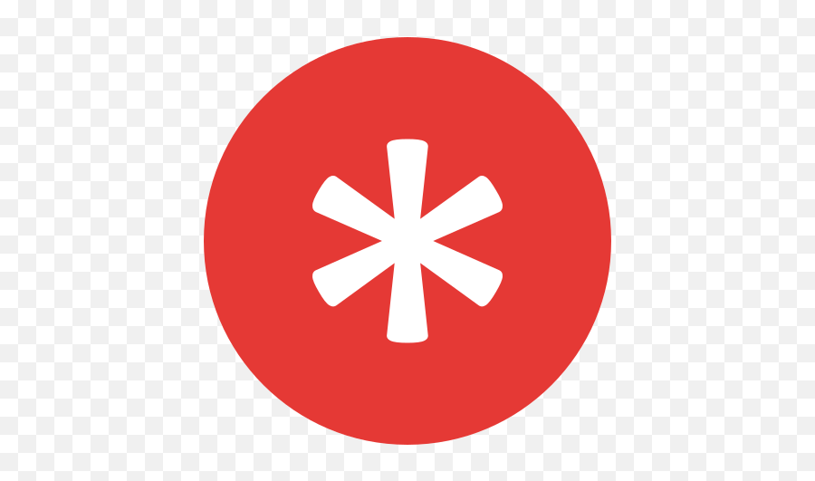 Fileeo Circle Red White Asterisksvg - Wikimedia Commons Yellow Asterisk Icon Emoji,Red Light Emoji