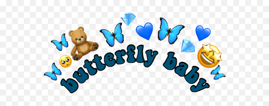 Snapchat Filter Butterfly Baby Sticker - Girly Emoji,Baby Emoji On Snapchat