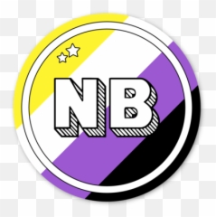 Non - Binary Pride 3 Sticker stickers Stickers Emoji