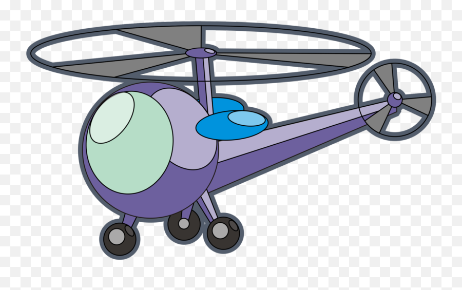 Helicopter Wheel Cartoon Bicycle Purple - Helicopter Openclipart Emoji,Wheel Of Dharma Emoji