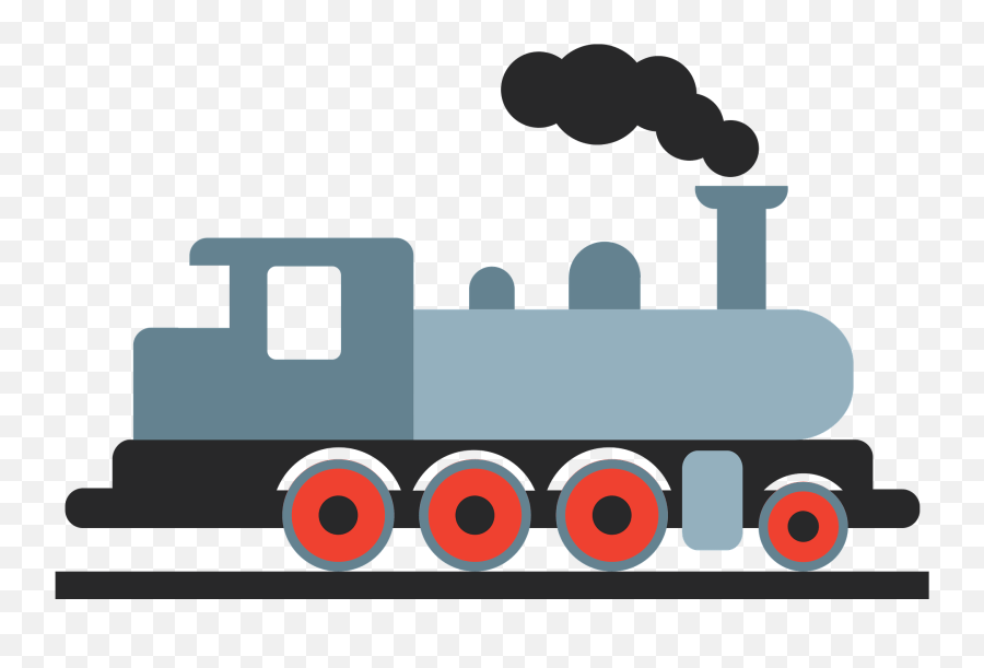 Steam Locomotive Clipart - Cylinder Emoji,Emoji For Steam