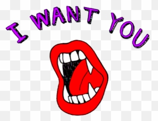 Fangs Clipart Tumblr Transparent - Art Emoji
