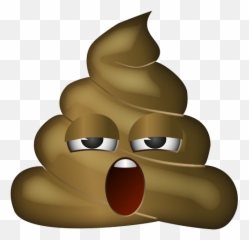 Emoji - Bull Poop Emoji,Yawn Emoji