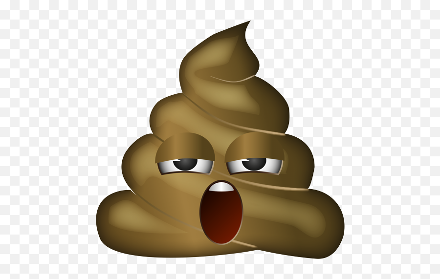 Emoji - Bull Poop Emoji,Yawn Emoji