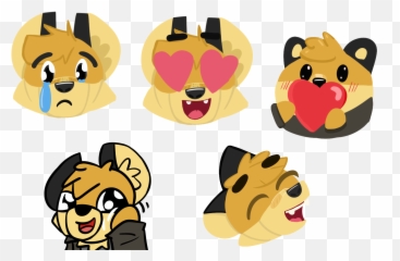 Furry - Cartoon Emoji,Yeet Emoji
