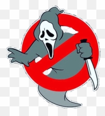 Ghostface Scream Halloween Ghostbusters - Ghostface Cartoon Emoji,Ghostbusters Emoji