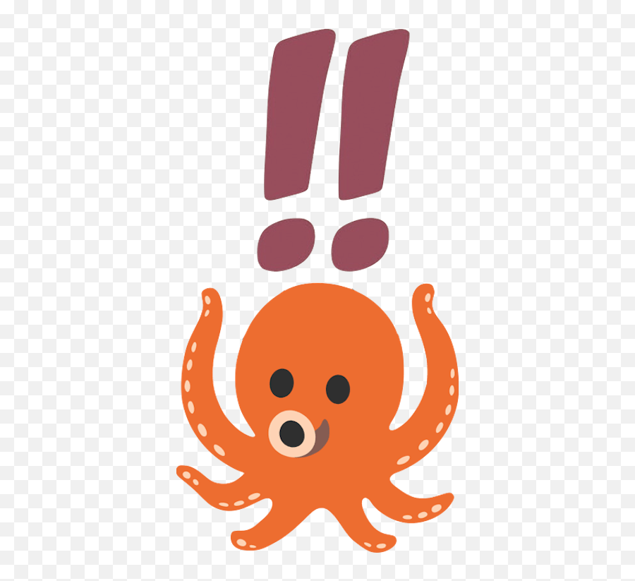 Picture - Blob Octopus Emoji,Contemplation Emoji