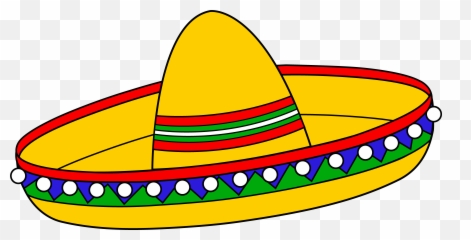 Colorful Mexican Sombrero Hat - Cinco De Mayo Hat Clip Art Emoji,Sombrero Emoji