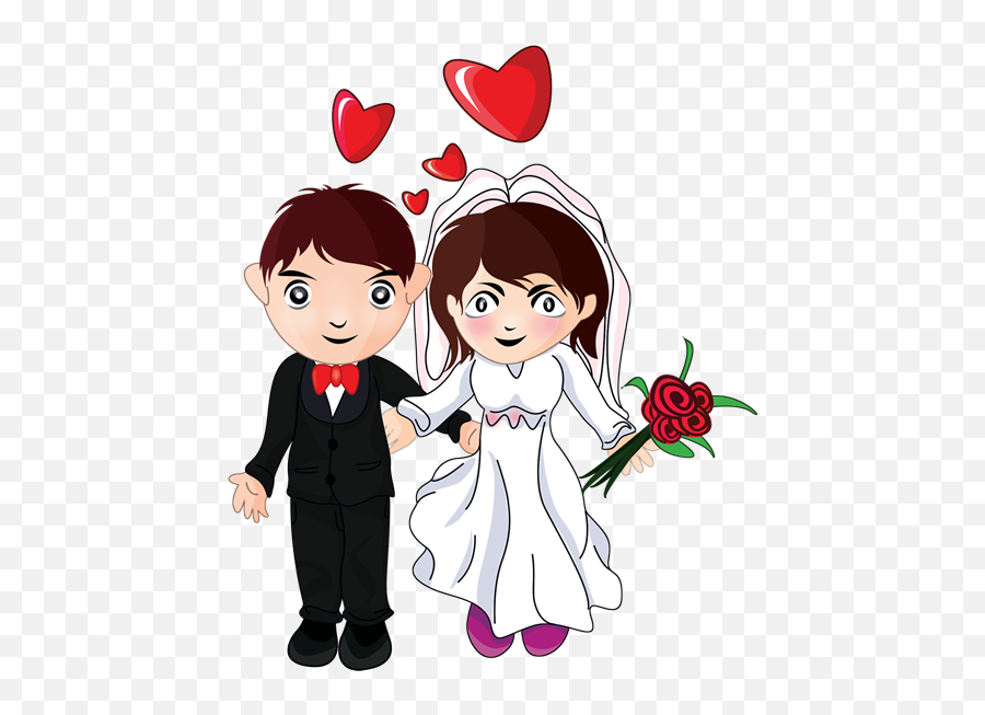 Bride And Groom Free To Use Clipart - Bride Groom Clipart Emoji,Bride Emoji
