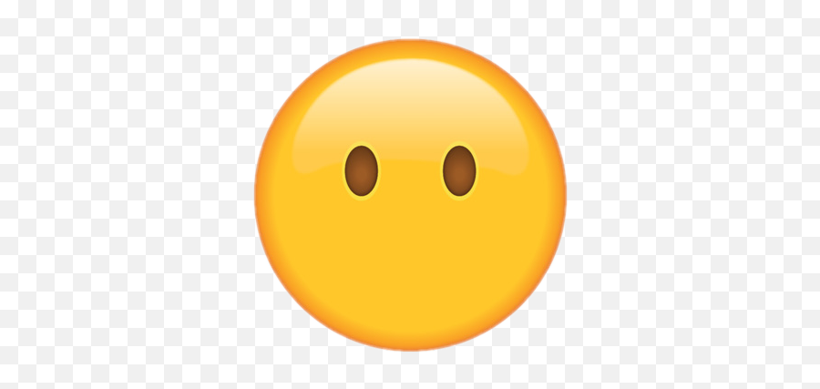 Sticker Emoji Blank Template Empty Face - Emoji Without Mouth,Emoji Blank Face
