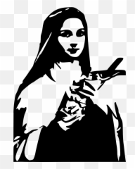 Saint Theresa Teresa Religious Holy - St Therese Clipart Emoji,Four Leaf Clover Emoji