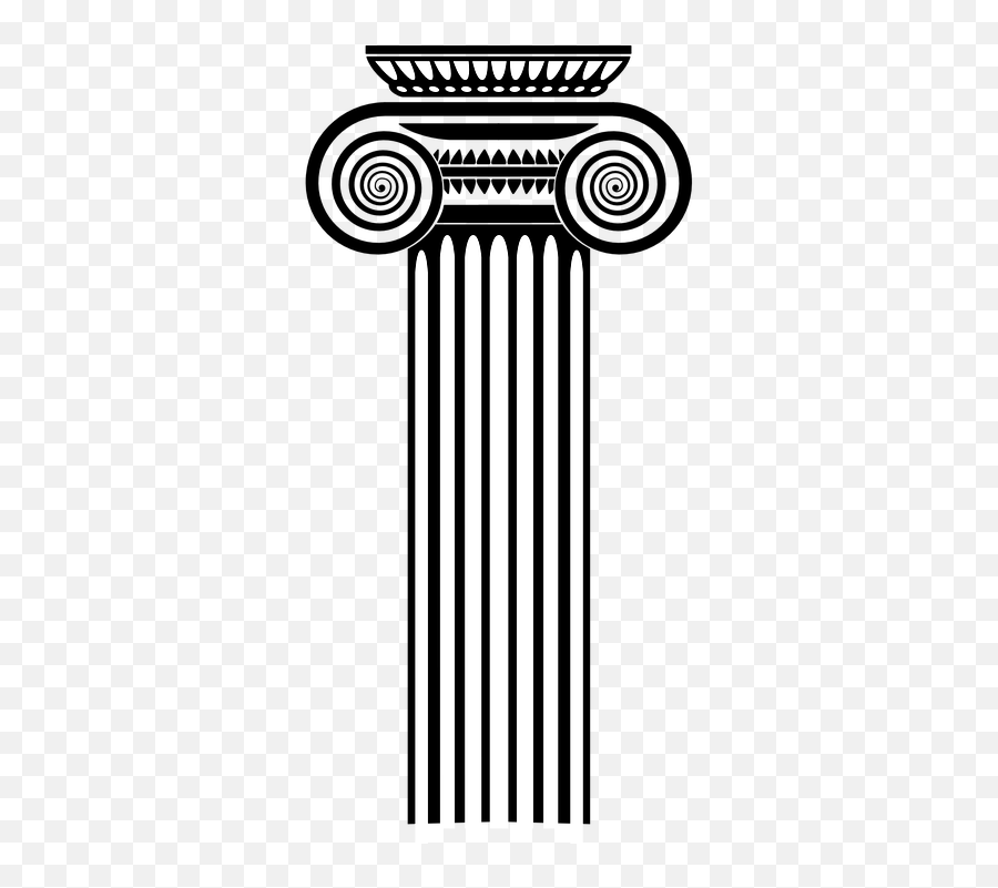 Roman Column - Greek Pillars Clip Art Emoji,Classical Building Emoji