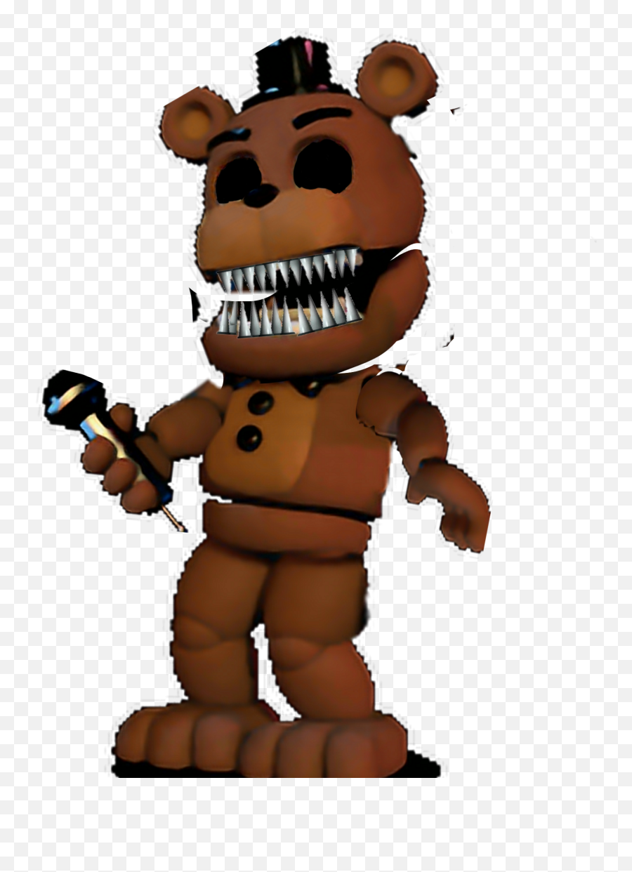 Sinister Adventure Freddy - Cartoon Emoji,Sinister Emoji