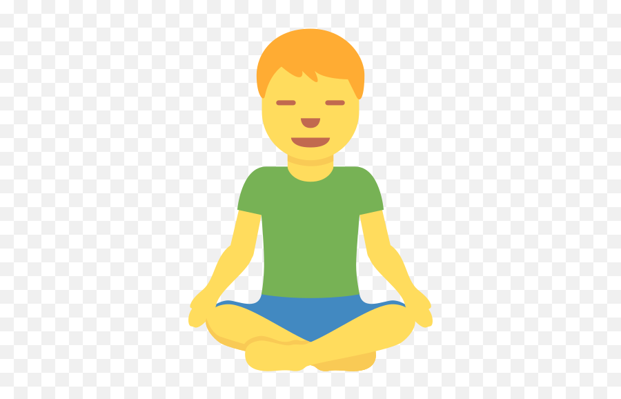 Man In Lotus Position Emoji Whatsapp Emoji Images Yogameditation