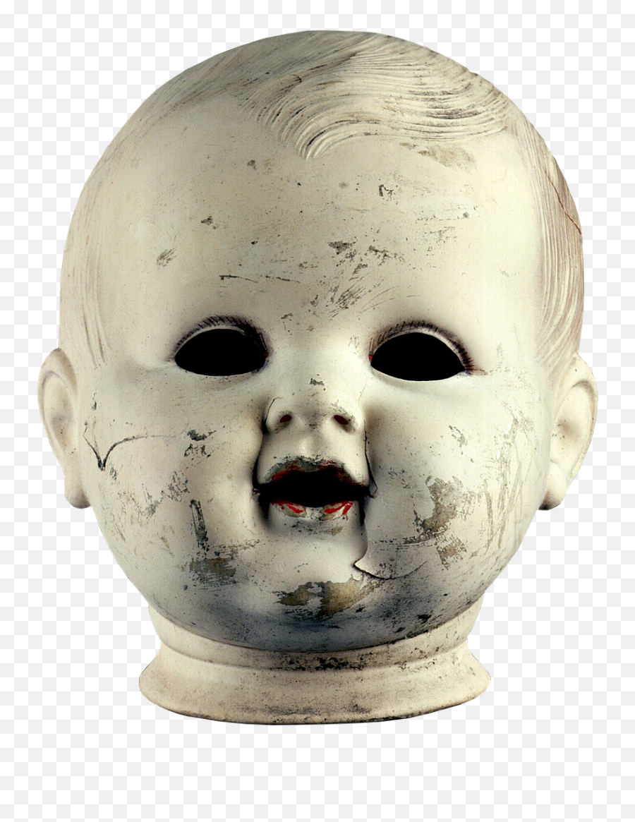 Doll Dolls Head Head Face Toys - Broken Baby Doll Face Emoji,Broken Bone Emoji