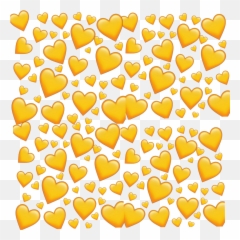Edit - Purple Heart Emoji Background,Yellow Heart Emoji