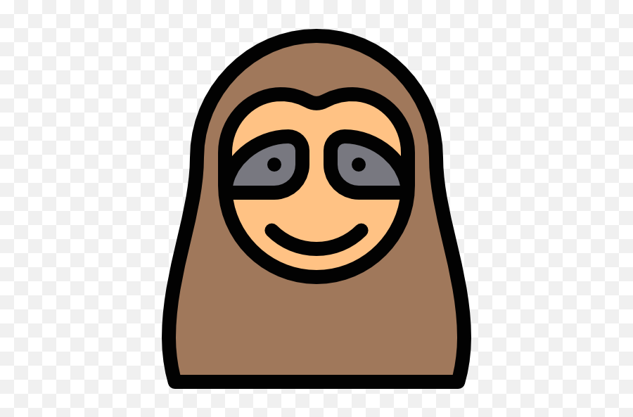Sloth - Clip Art Emoji,Sloth Emoticon