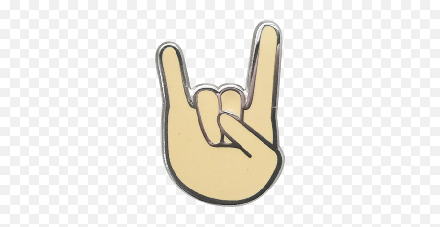 Shop At Emojipins - Sign,Rock Hand Emoji