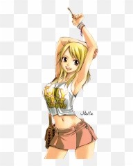 Lucy Heartfilia No Background Emoji,7u7 Emoji