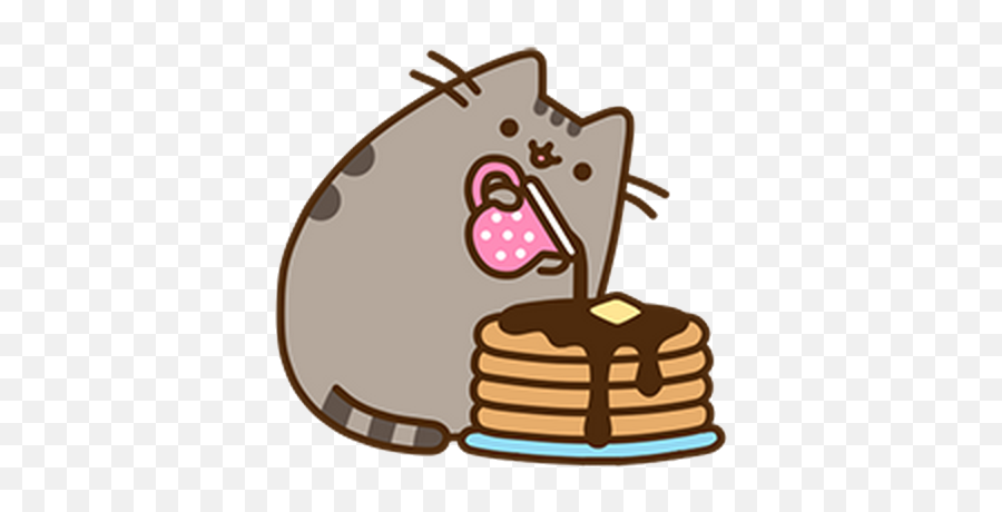 Food Dessert Kitten Pusheen Cat - Food Pusheen Png Emoji,Pancake Emoji Iphone