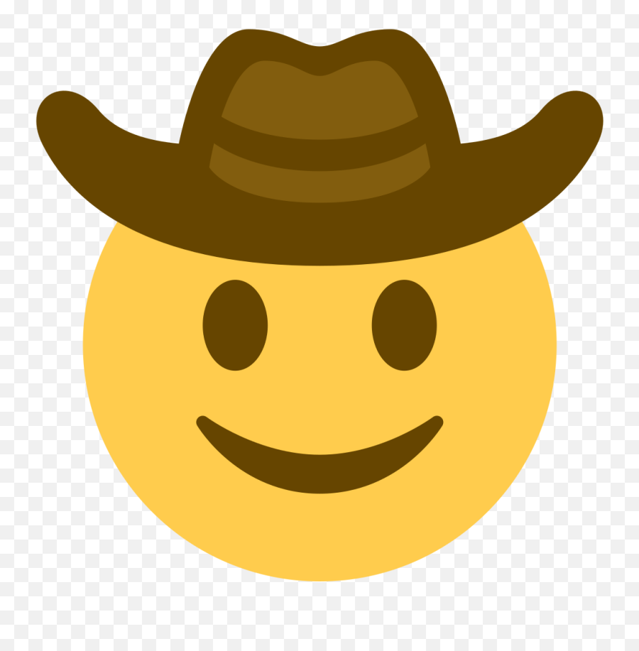 Twemoji12 1f920 - Sad Cowboy Emoji Png,Happy Emoji