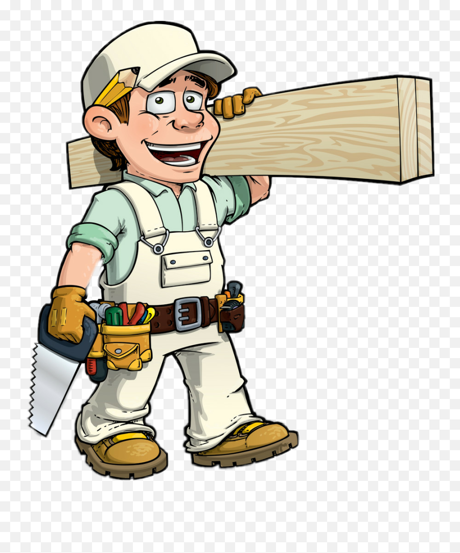 Handyman - Hombre Cargando Madera Dibujo Emoji,Handyman Emoji