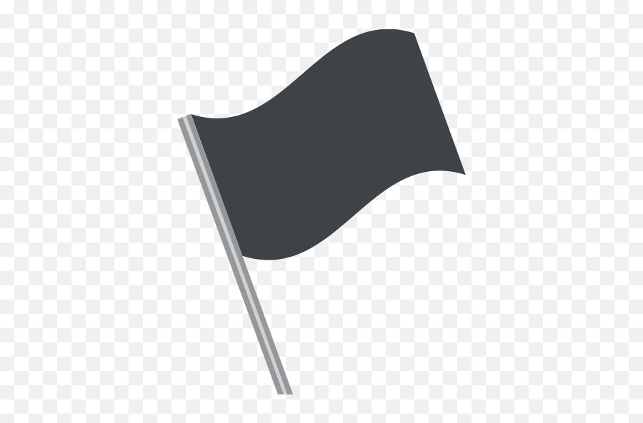 Waving Black Flag Emoji For Facebook Email Sms - Emoji Bandera Negra,Black Flag Emoji