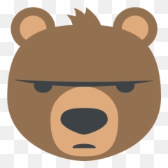 Emojione 1f43b - Bear Cartoon Face Png