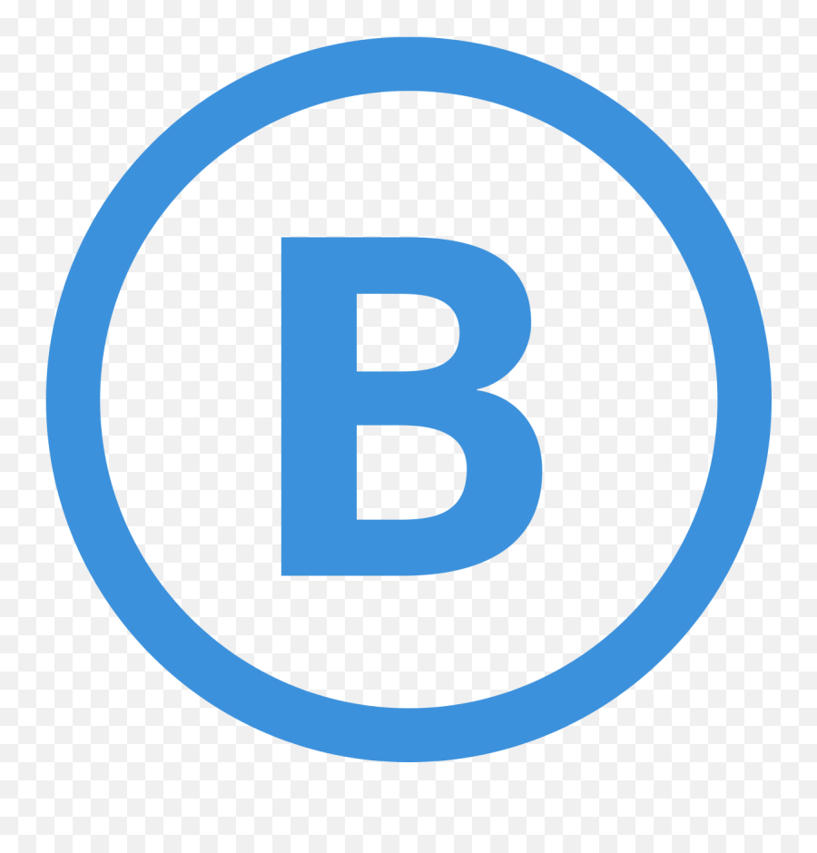 Icon B Logo Png - 1 In Blue Circle Emoji,B Button Emoji