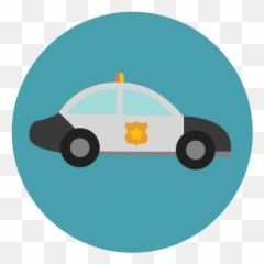 Police Car Icon - Police Car Icon Circle Emoji,Police Car Emoji